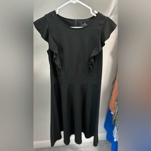 Yathon black mini dress, size XL